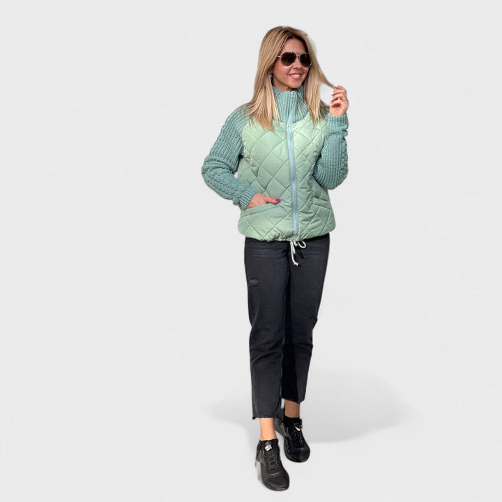 Nora™ - Women's Patchwork Knit Jacket