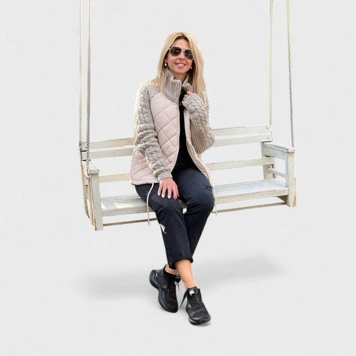 Nora™ - Women's Patchwork Knit Jacket