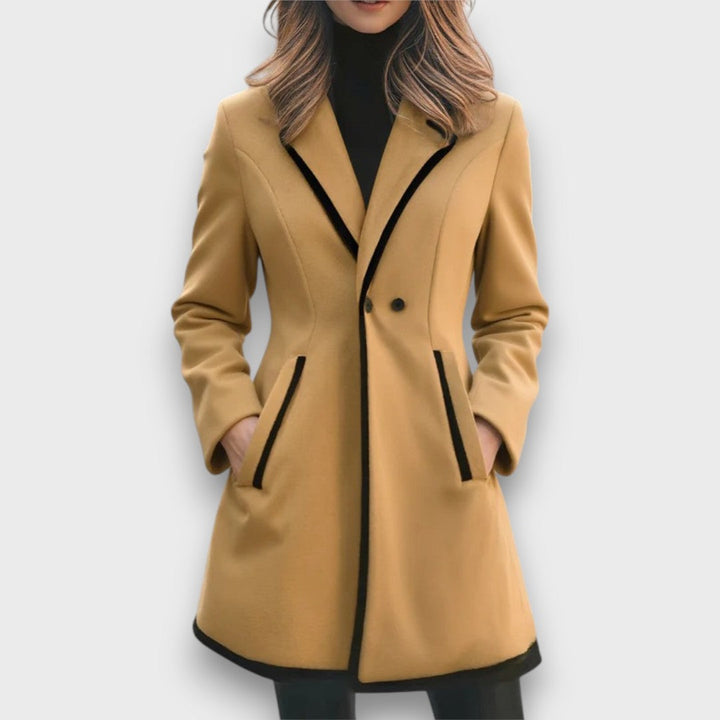 Morenza™ - White Coat with Black Trim
