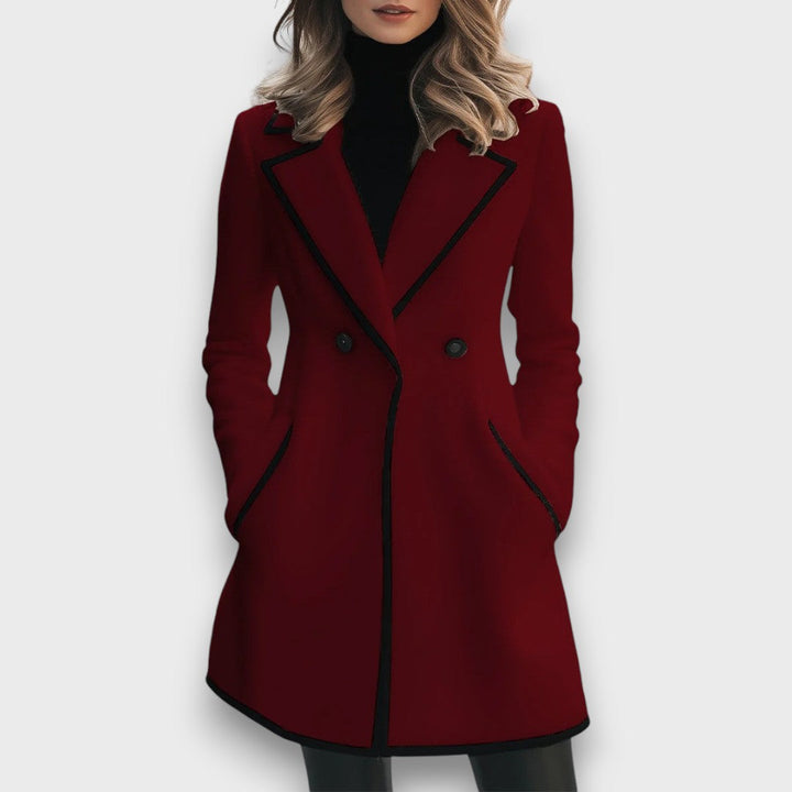 Morenza™ - White Coat with Black Trim