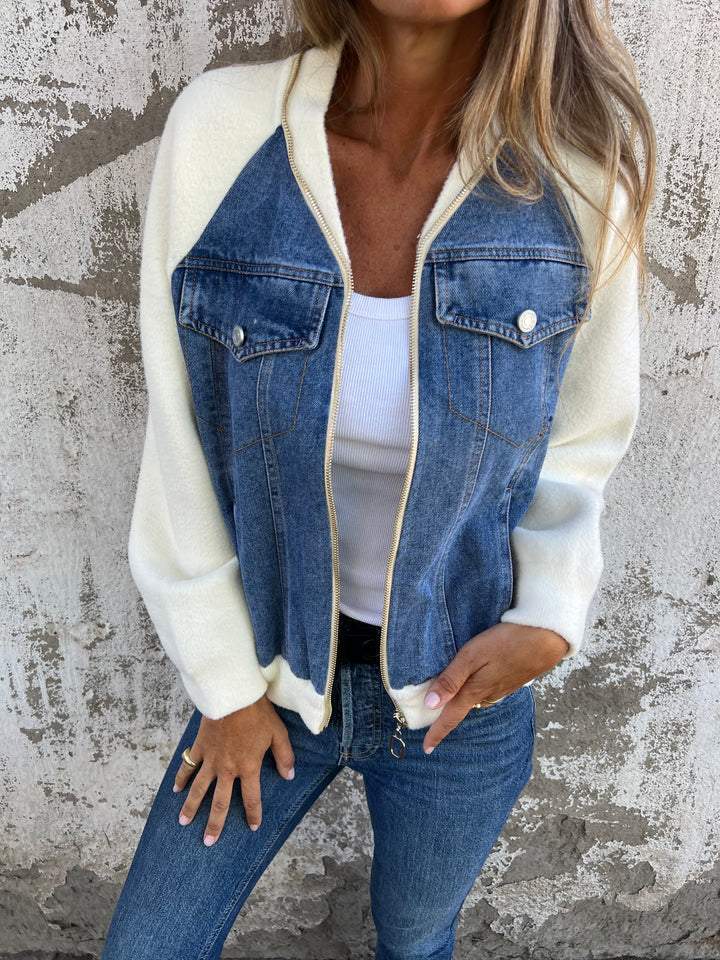 Zoe™ - Chic Denim Jacket