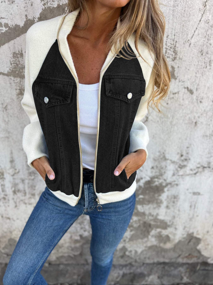 Zoe™ - Chic Denim Jacket
