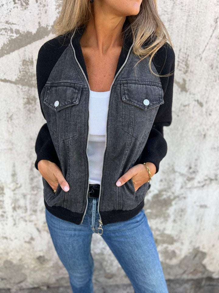 Zoe™ - Chic Denim Jacket