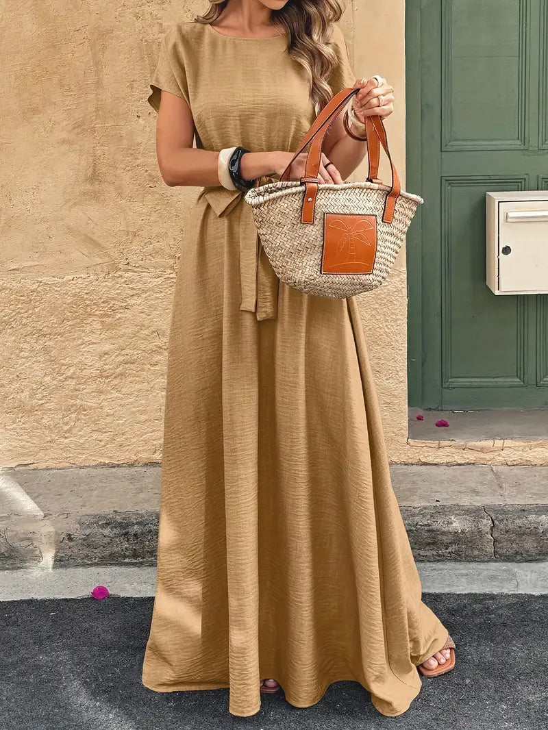 Clara™ - Everyday A-Line Drape Dress