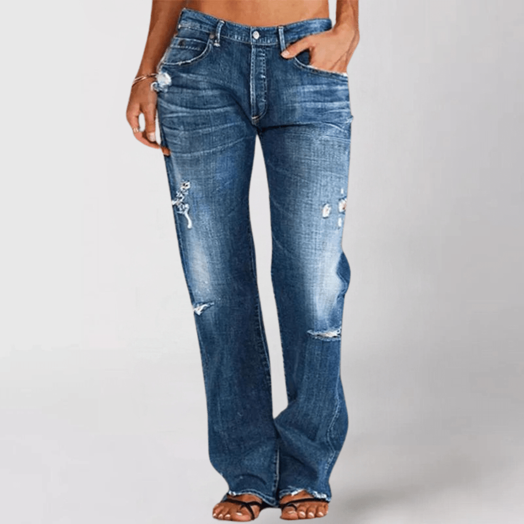 Eveline™ - Effortless Wide-Leg Jeans