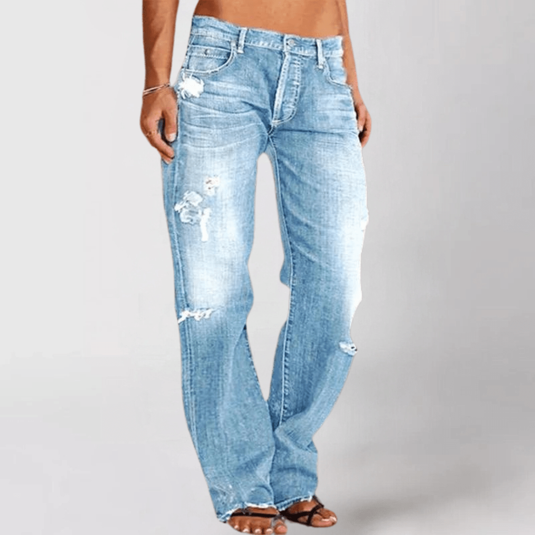 Eveline™ - Effortless Wide-Leg Jeans