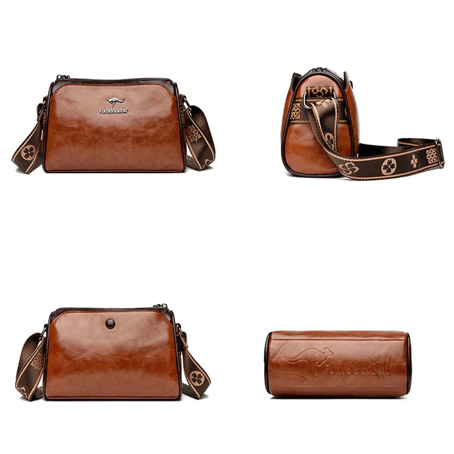 Luna™ - Vintage Leather Handbag