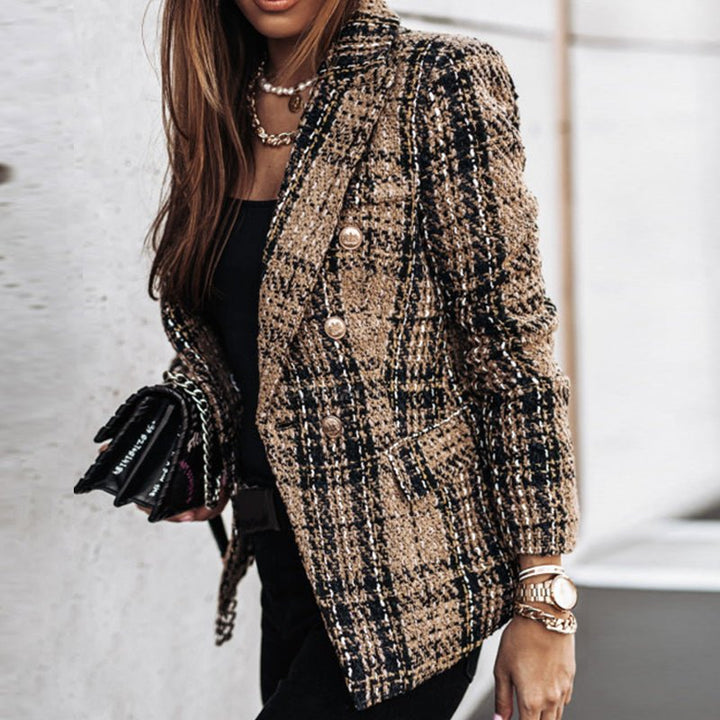 Hailey™ - Timeless Check Blazer