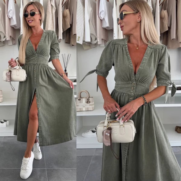 Rachel™ - Radiant Denim Dress