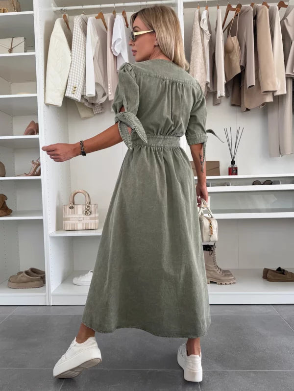 Rachel™ - Radiant Denim Dress