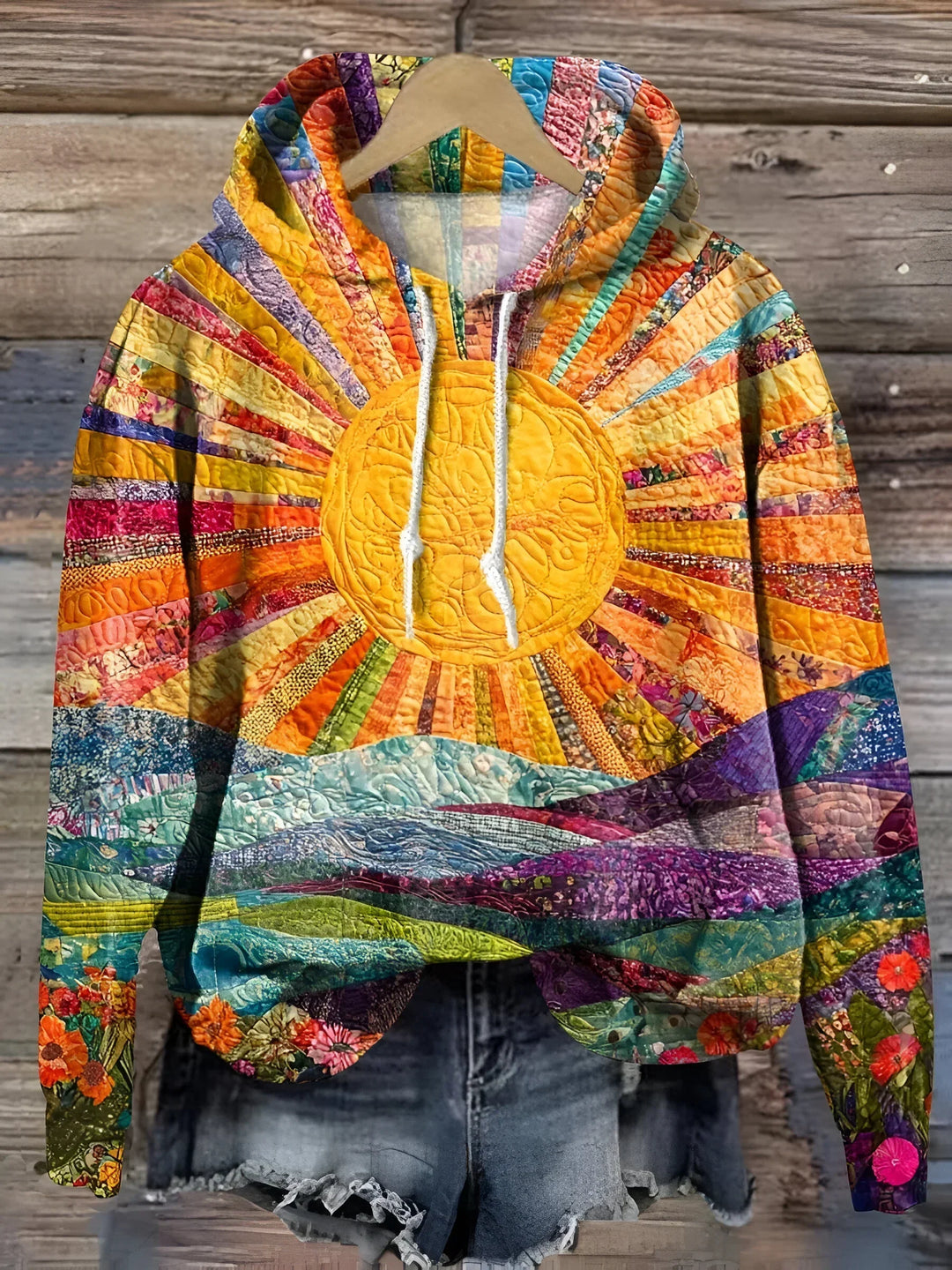 Clara™ - Vibrant Sunrise Hoodie