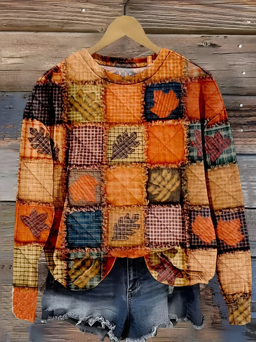Evelien™ - Cozy Patchwork Knit Sweater