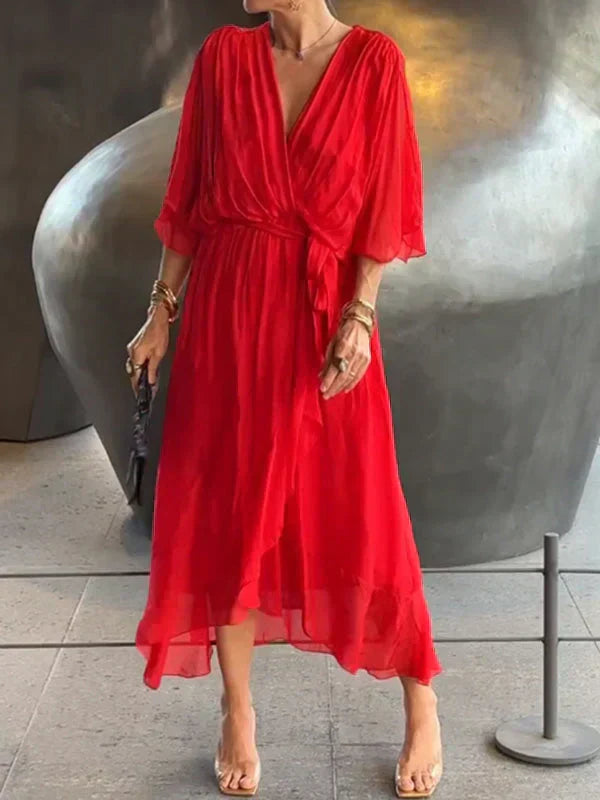 Monica™ - V-Neck Dress