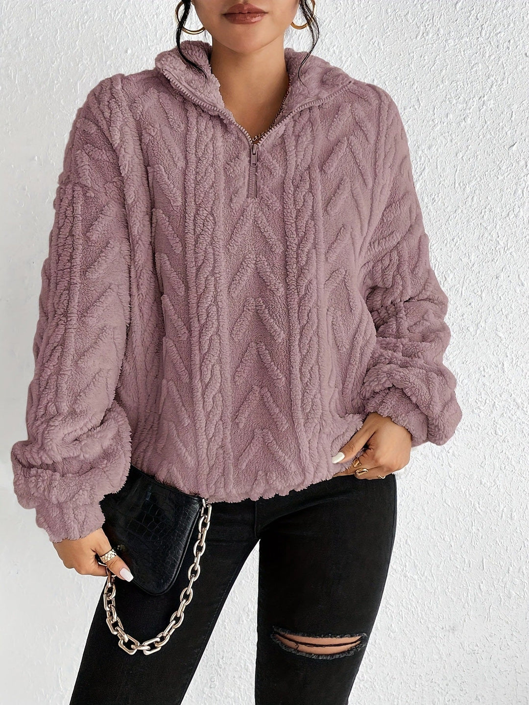 Aila™ - Cozy Zip-Up Sweater