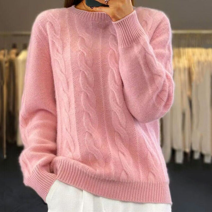 Rose™ - Luxuriously Soft Cable Knit Sweater