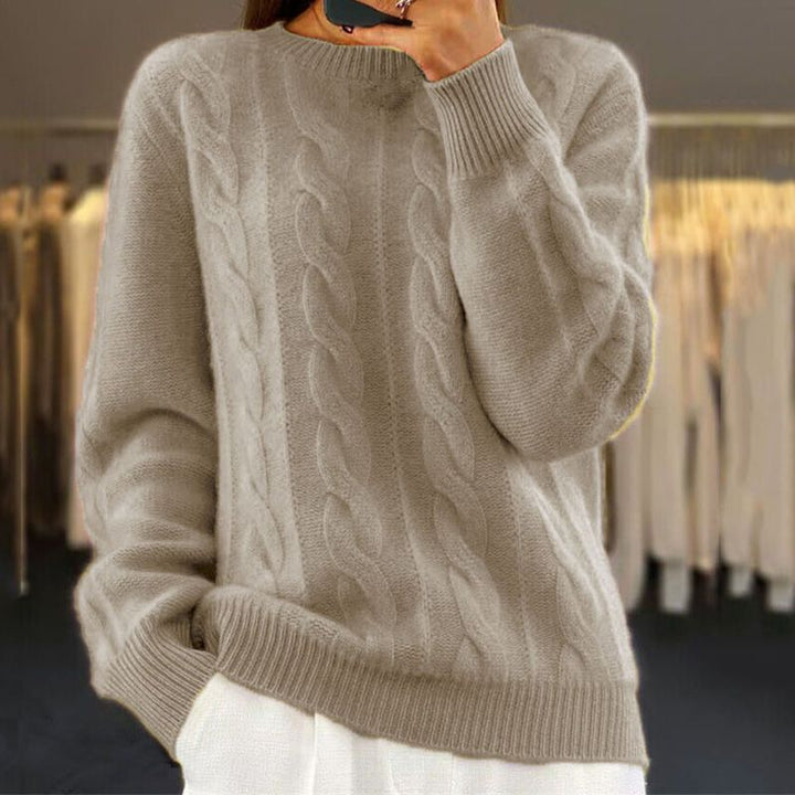 Rose™ - Luxuriously Soft Cable Knit Sweater