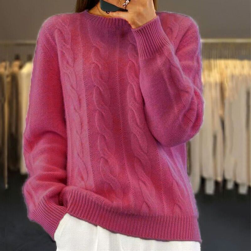 Rose™ - Luxuriously Soft Cable Knit Sweater