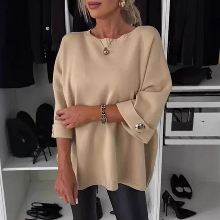 Millie™ - Chic Button Sleeve Blouse