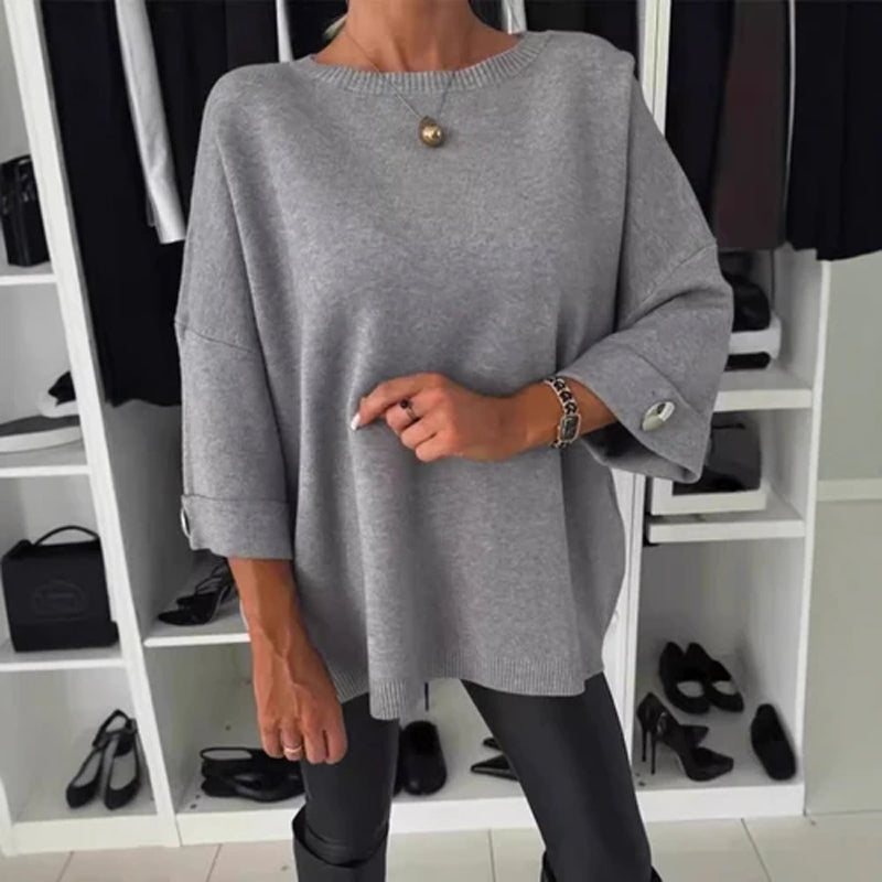 Millie™ - Chic Button Sleeve Blouse