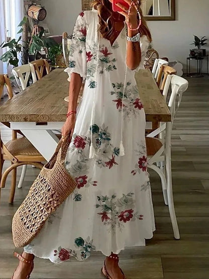 Dianna™ - Bohemian Tummy Coverage Dress