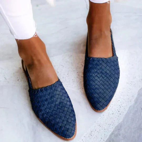 Lyn™ - Handcrafted Artisan Flat Sandals